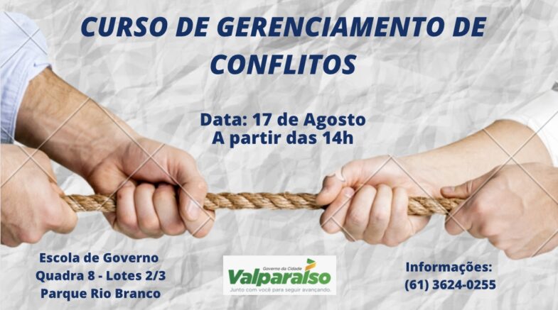 ESCOLA DE GOVERNO ABRE NOVA TURMA PARA CURSO DE GERENCIAMENTO DE CONFLITOS