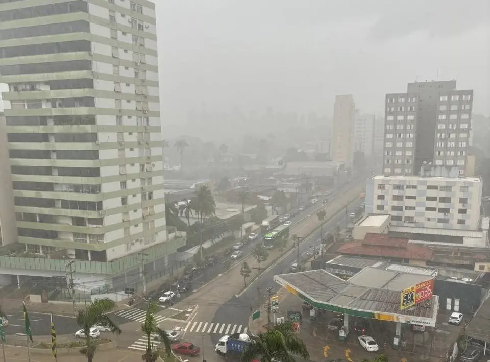 Goiás tem alerta para tempestades com ventos acima de 60 km/h neste sábado admin